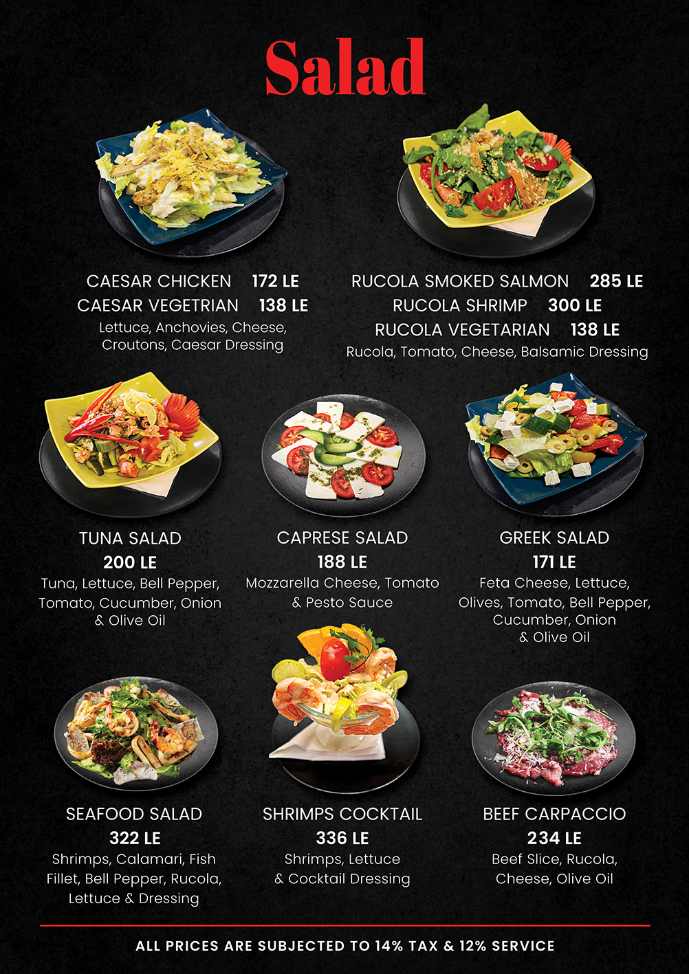 Menu page 9