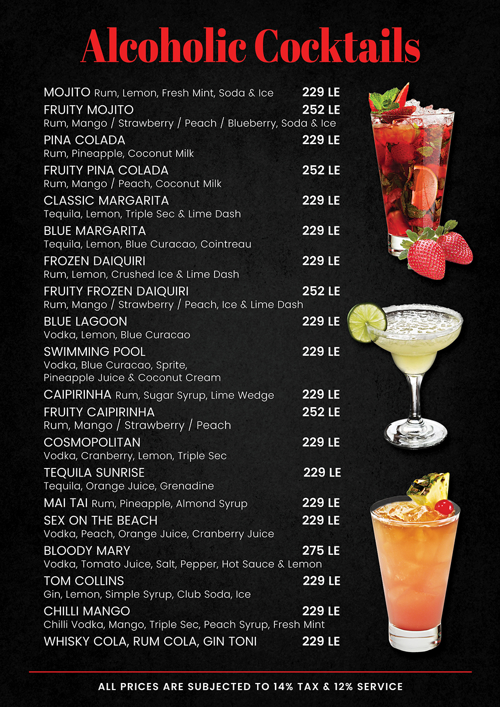 Menu page 5